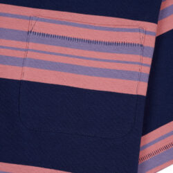 Brain Dead Baker Striped Pocket T-shirt - Navy - Image 3