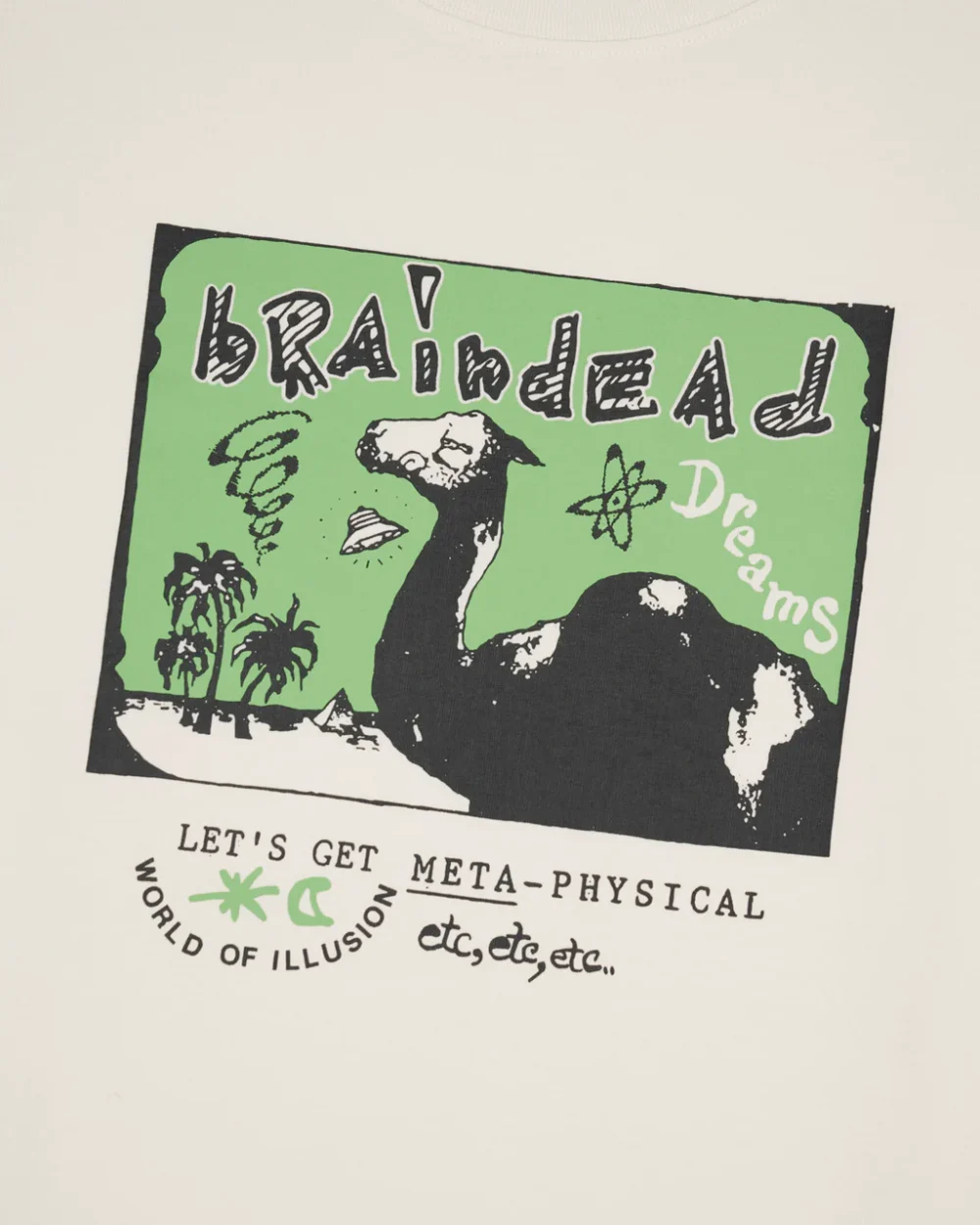 Brain Dead Meta-Physical T-Shirt - Natural - Image 3