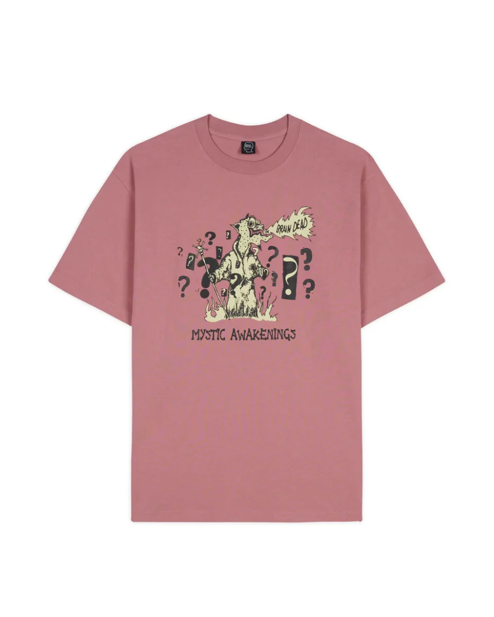 Brain Dead Mystic Awakenings T-shirt - Rose Taupe