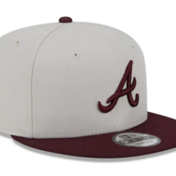 Atlanta Braves Mauve Visor 9FIFTY Snapback - Image 2