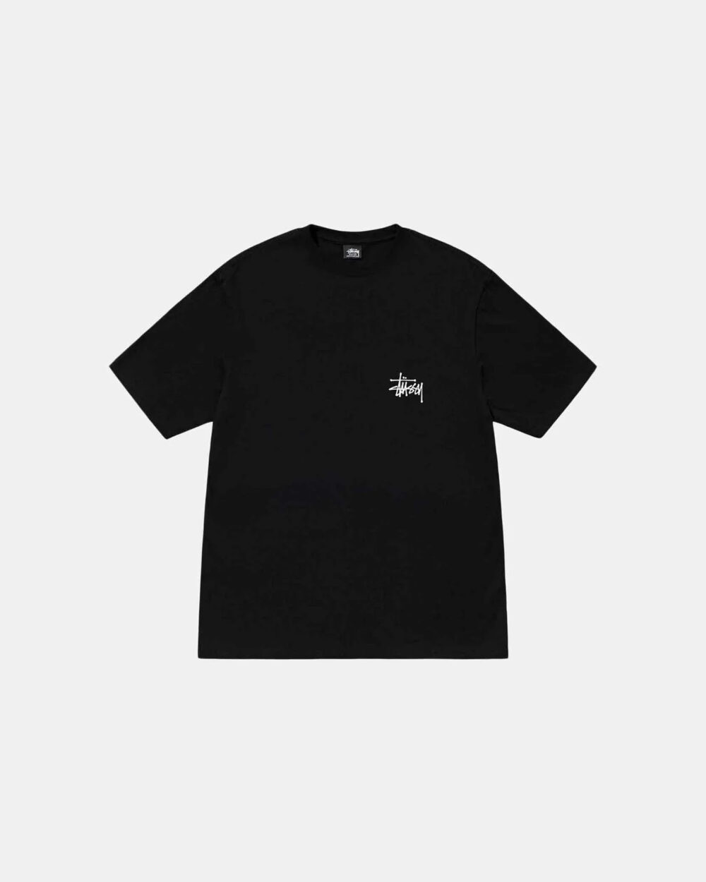 STUSSY BASIC TEE - BLACK