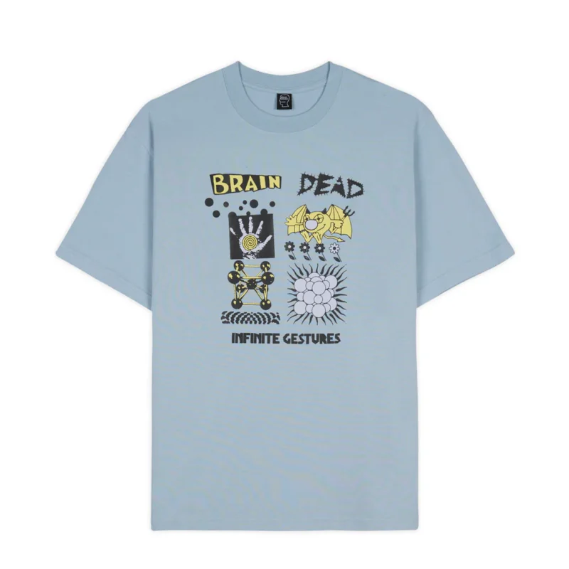 Brain Dead Infinite Gesture T- Shirt - Slate